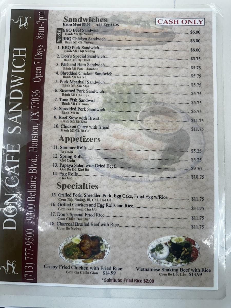Don Cafe Menu - Image 2
